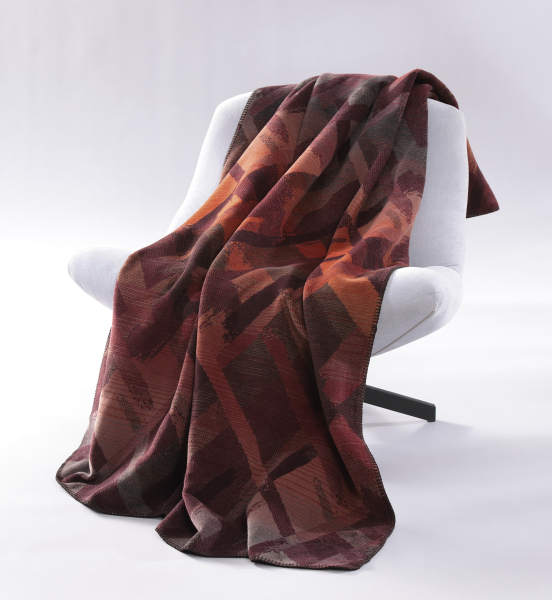 Biederlack Wohn- und Kuscheldecke 'Garnet Glow' 150 x 200 cm Rot